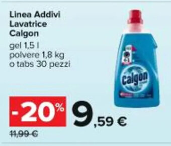 Carrefour Iper Linea Addivi Lavatrice Calgon gel 1,5 l offerta