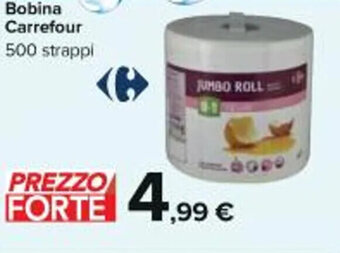 Carrefour Iper Bobina Carrefour 500 strappi offerta