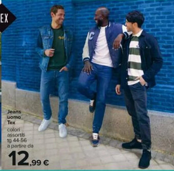 Carrefour Iper Jeans uomo Tex 44-56 offerta