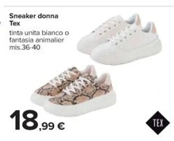 Carrefour Iper Sneaker uomo Tex 36-40 offerta