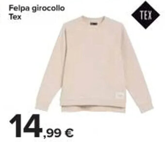 Carrefour Iper Felpa con cappuccio Tex offerta