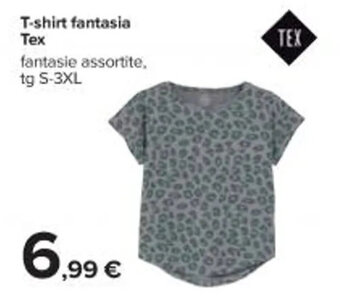 Carrefour Iper T-shirt fantasia Tex S-3XL offerta