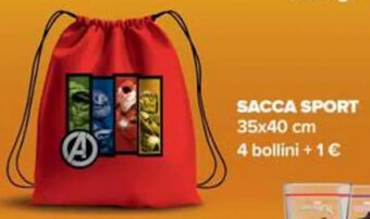 Carrefour Iper SACCA SPORT 35x40 cm offerta