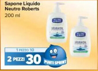 Carrefour Iper Sapone Liquido Neutro Roberts 200 ml offerta