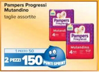 Carrefour Iper Pampers Progressi Mutandino offerta