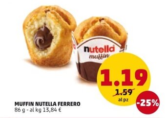 MUFFIN NUTELLA FERRERO 86 g