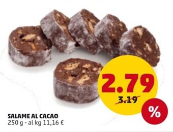 PENNY SALAME AL CACAO 250 g offerta