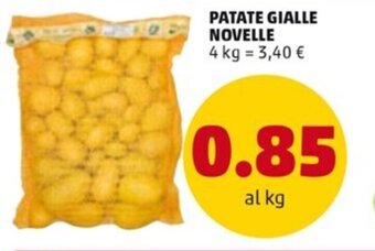 PENNY PATATE GIALLE NOVELLE 4 kg offerta