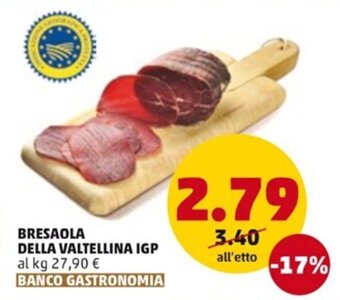 PENNY BRESAOLA DELLA VALTELLINA IGP offerta