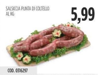 SALSICCIA PUNTA DI COLTELLO