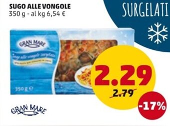 PENNY SUGO ALLE VONGOLE 350 g offerta
