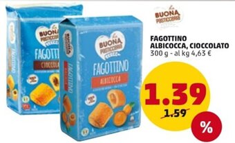 PENNY FAGOTTINO ALBICOCCA, CIOCCOLATO 300 g offerta