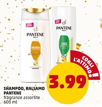 PENNY SHAMPOO, BALSAMO PANTENE 600 ml offerta