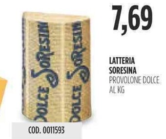 Carico Cash & Carry LATTERIA SORESINA PROVOLONE DOLCE offerta