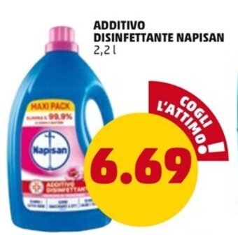 PENNY ADDITIVO DISINFETTANTE NAPISAN 2,2 l offerta