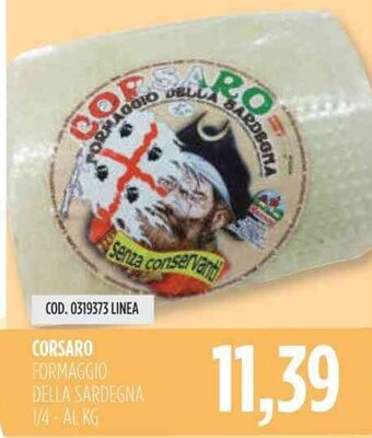 Carico Cash & Carry CORSARO FORMAGGIO DELLA SARDEGNA 1/4 offerta