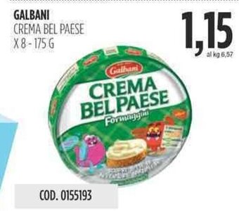 Carico Cash & Carry GALBANI CREMA BEL PAESE X8-175 G offerta