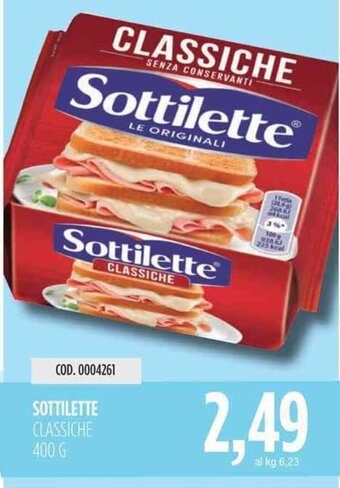 Carico Cash & Carry SOTTILETTE CLASSICHE 400 G offerta