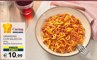 Esselunga GRAMIGNA CON SALSICCIA offerta