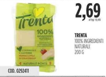 TRENTA 100% INGREDIENTI NATURALI 200 G
