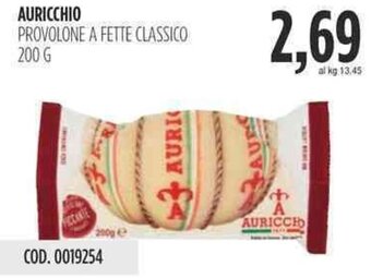 Carico Cash & Carry AURICCHIO PROVOLONE A FETTE CLASSICO 200 G offerta