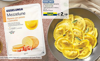 Esselunga ESSELUNGA MEZZELUNE PATATE E PANCETTA 250 g offerta