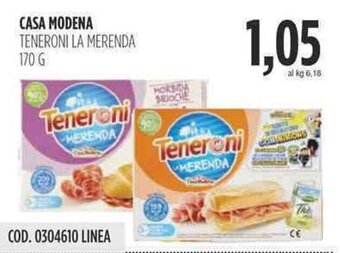 Carico Cash & Carry CASA MODENA TENERONI LA MERENDA 170 G offerta