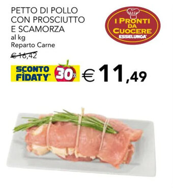 Esselunga PETTO DI POLLO CON PROSCIUTTO E SCAMORZA offerta