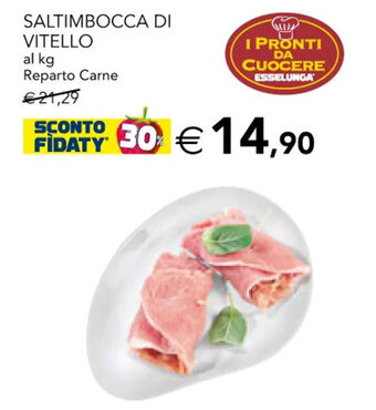 Esselunga SALTIMBOCCA DI VITELLO offerta