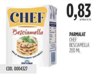 Carico Cash & Carry PARMALAT CHEF BESCIAMELLA 200 ML offerta