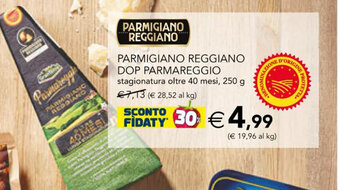 PARMIGIANO REGGIANO DOP PARMAREGGIO stagionatura oltre 40 mesi, 250 g
