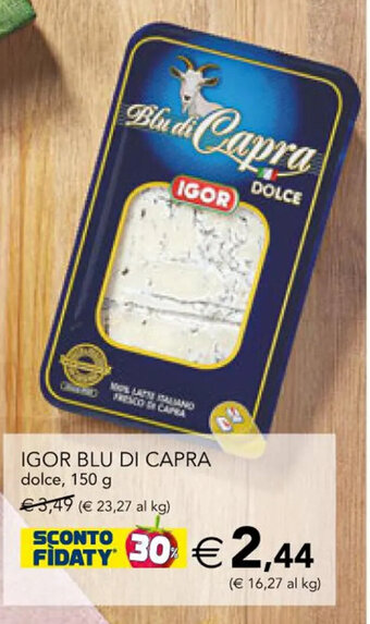 IGOR BLU DI CAPRA dolce, 150 g
