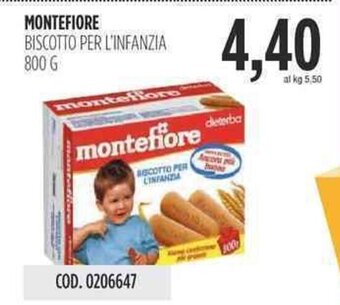 MONTEFIORE BISCOTTO PER L'INFANZIA 800 G