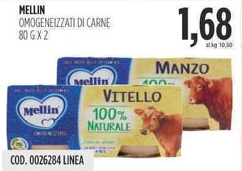 Carico Cash & Carry MELLIN OMOGENEIZZATI DI CARNE 80 GX2 offerta