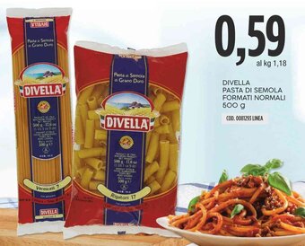 DIVELLA PASTA DI SEMOLA FORMATI NORMALI 500 g