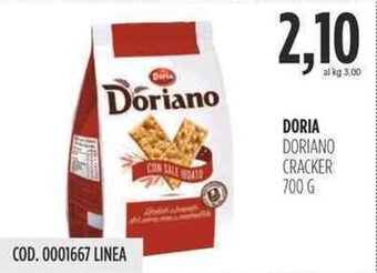 Carico Cash & Carry DORIA DORIANO CRACKER 700 g offerta