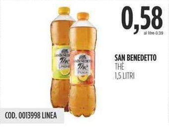 Carico Cash & Carry SAN BENEDETTO THE 1,5 LITRI offerta