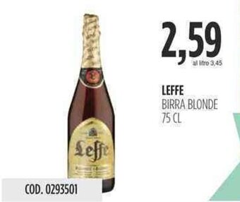 Carico Cash & Carry LEFFE BIRRA BLONDE 75 CL offerta