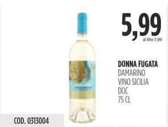 Carico Cash & Carry DONNA FUGATA DAMARINO VINO SICILIA DOC 75 CL offerta