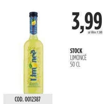 STOCK LIMONCE 50 CL