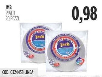 Carico Cash & Carry IMB PIATTI 20 PEZZI offerta