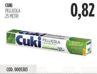 Carico Cash & Carry CUKI PELLICOLA 25 METRI offerta