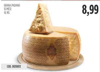 Carico Cash & Carry GRANA PADANO 10 MESI offerta
