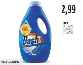 Carico Cash & Carry DASH DETERSIVO LAVATRICE 21 LAVAGGI offerta