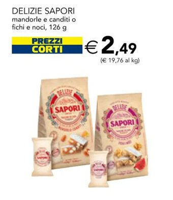 Esselunga DELIZIE SAPORI mandorle e canditi o fichi e noci, 126 g offerta