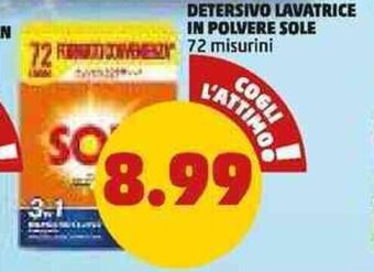 PENNY DETERSIVO LAVATRICE IN POLVERE SOLE offerta