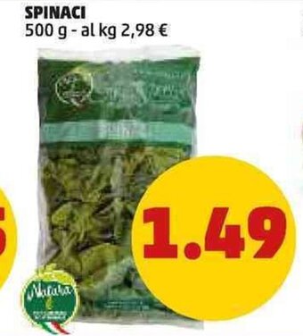 PENNY SPINACI 500 g offerta