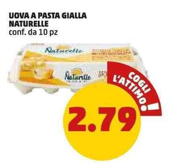 PENNY UOVA A PASTA GIALLA NATURELLE offerta