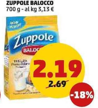 PENNY ZUPPOLE BALOCCO 700 g offerta
