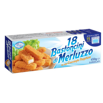 Qui Discount Bastoncini di merluzzo 18 pezzi 450 gr offerta